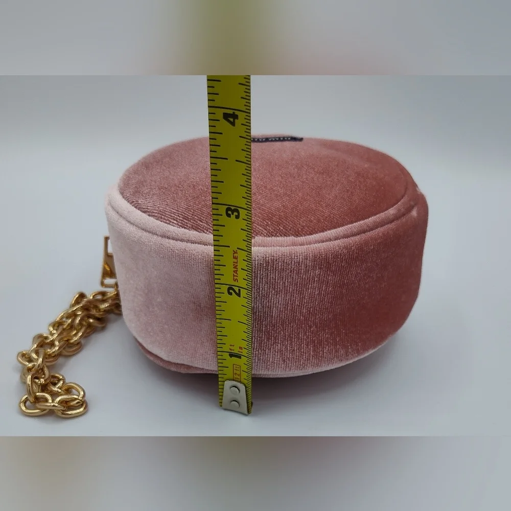 Miu Miu Pink Velvet Chain Pouch Pochette Parfums Gift New In Box